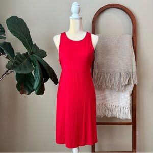 Athleta Women's Dress Size Medium Santorini Red High Neck‎ Sleeveless S/212371